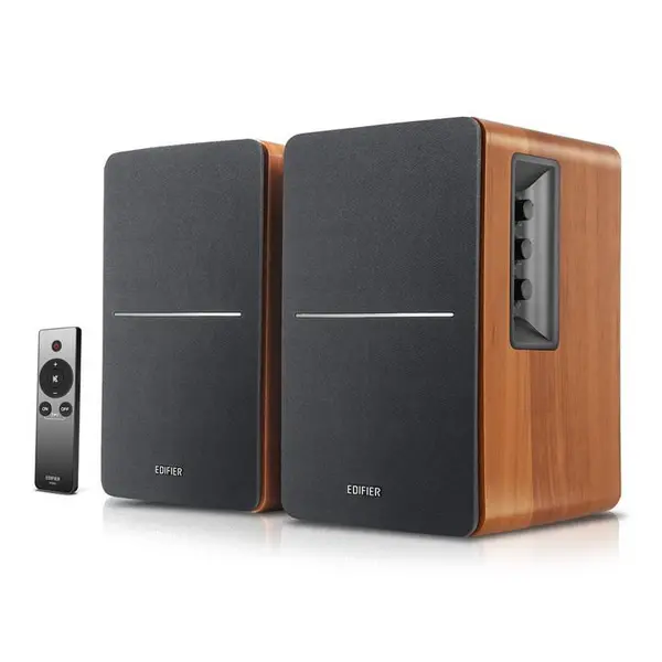 Image of Edifier Edifier R1280TS Active Bookshelf Speakers Brown - Brown One Size