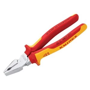 Image of Knipex VDE High Leverage Combination Pliers 225mm
