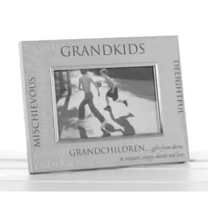 Image of Satin Silver Sentiment Frame Grandkids