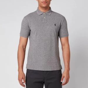 Image of Polo Ralph Lauren Mens Slim Fit Polo Shirt - Canterbury Heather - M - Grey