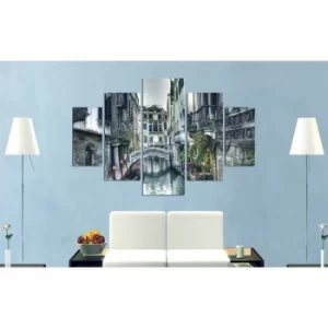 Image of ST021 Multicolor Decorative MDF Painting (5 Pieces)