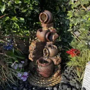 Image of Compact Moroccan Pots Mains Powered Water Feature
