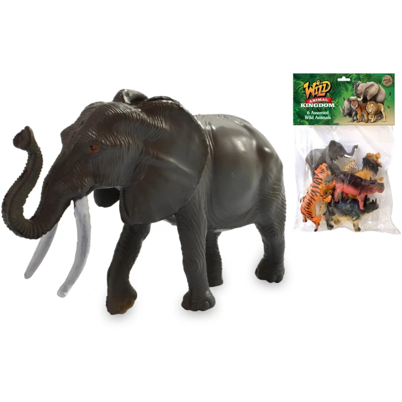 Image of Kandy Toys Wild Jungle Animals Toy Figures Multi