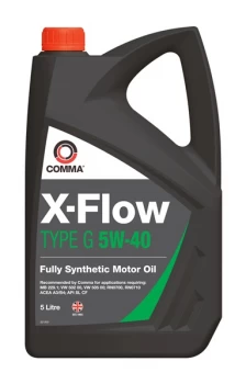 Image of X-Flow Type G 5W-40 - 5 Litre XFG5L COMMA