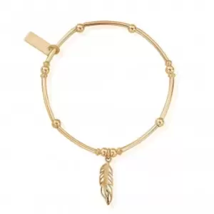 Image of ChloBo Mini Noodle Ball Feather Bracelet GBMNB1089
