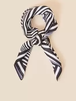 Image of Accessorize Mono Large Satin Square
