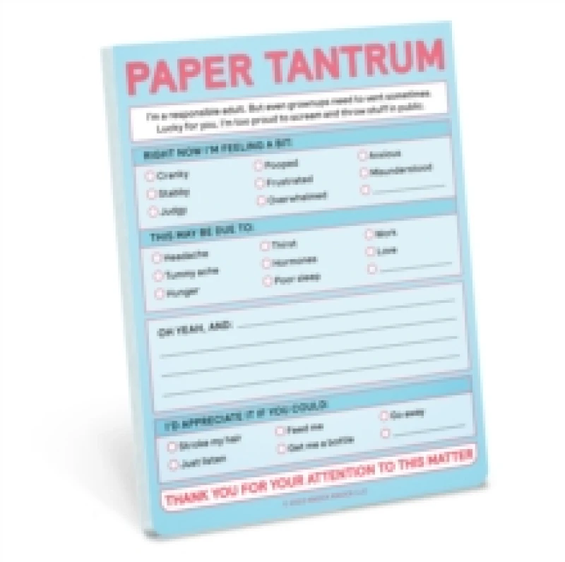 Image of Knock Knock Paper Tantrum Nifty Note Pad (Pastel Version) Other printed item