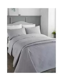 Image of Serene Kinsley Silver Super-King Duvet Cover Set