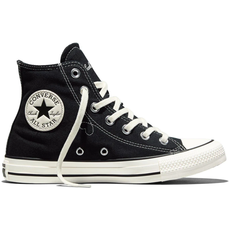 Image of Converse Chuck Classic Hi Tops Black/Egret female 5 (38)