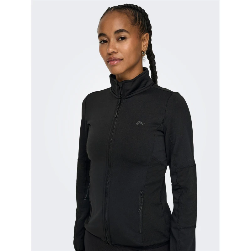 Image of Only Play Womens High Neck Softshell Jacket Black female 8 (XS)
