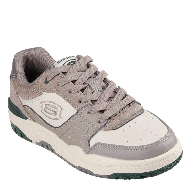 Image of Skechers Lace Up Sneaker W Durable Rubber Ou Low-Top Trainers Unisex Kids Taupe unisex 4 (37)