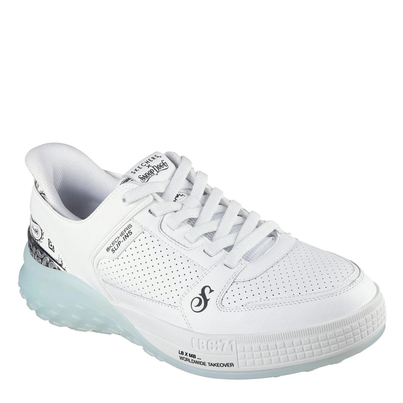 Image of Skechers Mens Slip On Runners White male 7 (41)