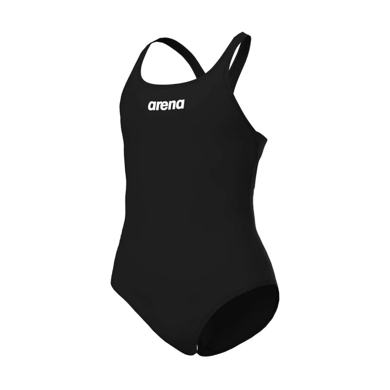 Image of One Piece swimsuit for girls Arena Team Pro Solid Noir Female 8/9 ans