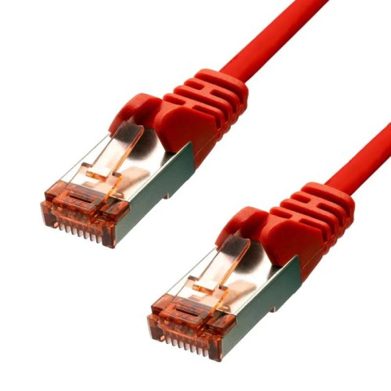 Image of ProXtend CAT6 F/UTP CCA PVC Ethernet Cable Red 2m