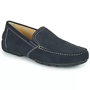 Image of Geox MONET mens Loafers / Casual Shoes in Blue,8,9,10,10.5,11