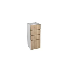 Image of Wickes Vienna Oak Fitted Drawer Unit - 300 mm