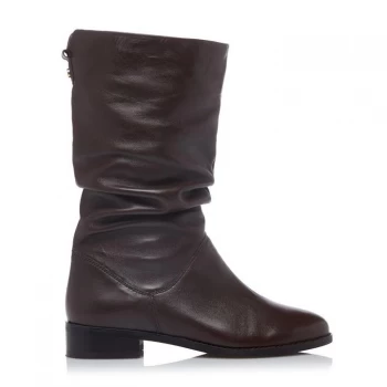 Image of Dune London Dune Rosalindas Boot Ladies - Brown Leather