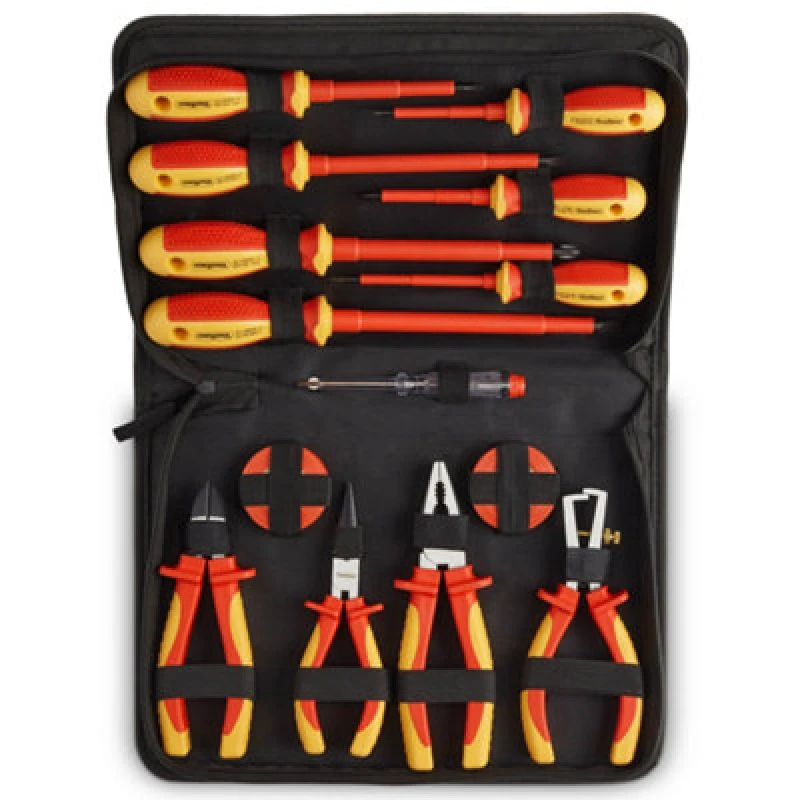 Image of Vonhaus Electrician Screwdriver And Pliers Tool Set - Insulated Screwdriver Set For Safe Electrical Work