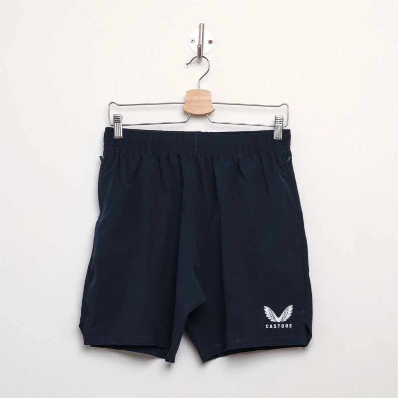 Image of Castore Woven Training Shorts Gym Short Mens - Blue Blue XS