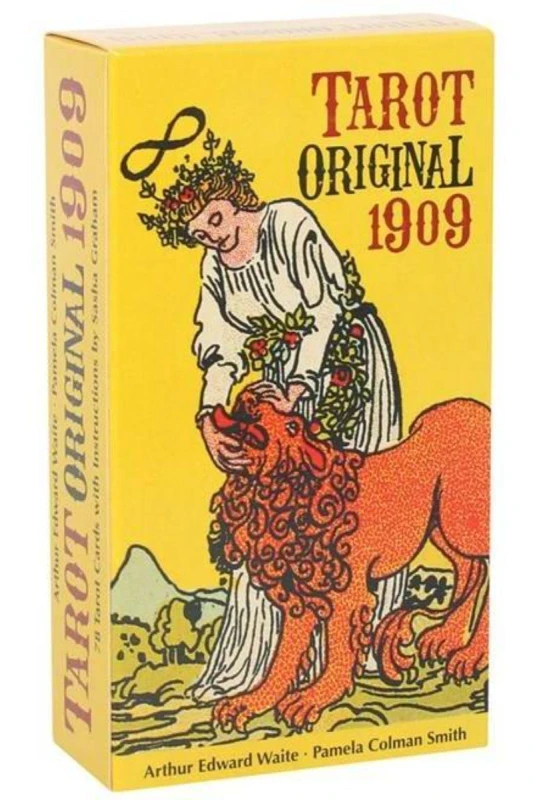 Image of KDMD Tarot Original 1909 Tarot Cards in Yellow Yellow Unisex