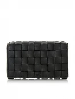 Image of Dune 'Deaver' Woven Cross Body Bag - black
