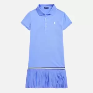 Image of Polo Ralph Lauren Girls Cotton-Pique Polo Dress - 5 Years
