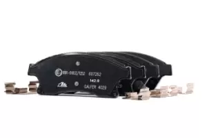 Image of ATE Brake pad set OPEL,CHEVROLET,VAUXHALL 13.0460-7262.2 13301207,13374966,13412272 13301207,13412272,1605169,542120,13301207,13412272,1605169,542120