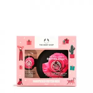 Image of The Body Shop Glowing British Rose Duo Eau de Toilette For Her 50ml