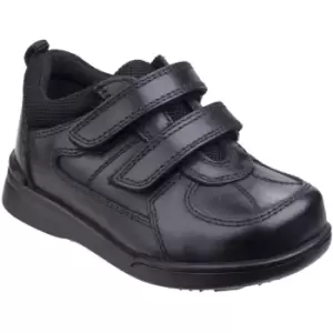 Image of Hush Puppies Boys Liam Durable Back To School Leather Smart Shoes UK Size 8 (EU 25.5, US 9)
