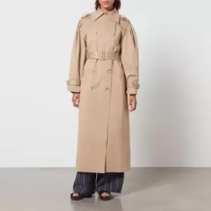 Image of Aligne Julia Stretch-Cotton Gabardine Maxi Trench Coat - EU 40/UK 12