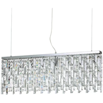Image of Ideal Lux Lighting - Ideal Lux Elisir - 8 Light Pendant Bar Light Chrome