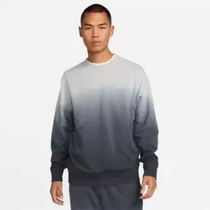 Image of Nike Club+ Tie Ombre Dye Sweater Mens - Grey