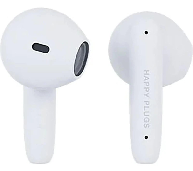 Image of HAPPY PLUGS Joy Lite Wireless Bluetooth Earbuds - White 7319922326093