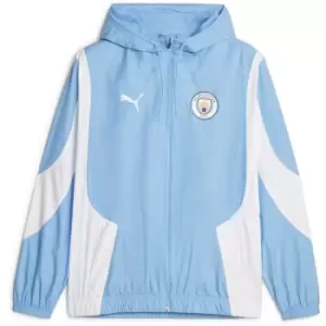 Image of Puma Manchester City Anthem Jacket Adults - Blue