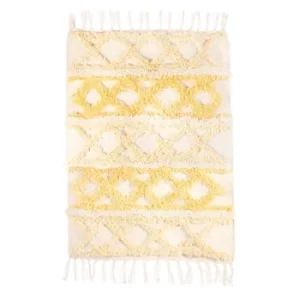 Image of Sass & Belle Yellow Scandi Boho Rug