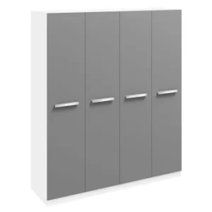 Image of Moritz 4 Door Wardrobe White
