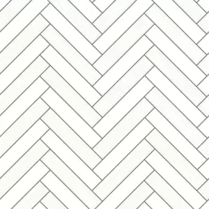Image of Holden Decor Cerros Tile White & Black Wallpaper - 10.05 m x 53 cm