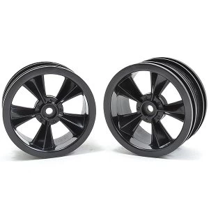 Image of Rpm &Quot;N2O&Quot; Gloss Black Resto Mod Sedan Wheels