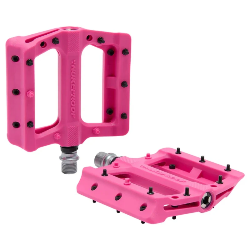 Image of Nukeproof Neutron EVO (Electron EVO) Flat Pedals Pink unisex One Size