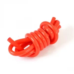 Image of Fastrax Superflex Silicone Tubing Flou Red (1 Meter)