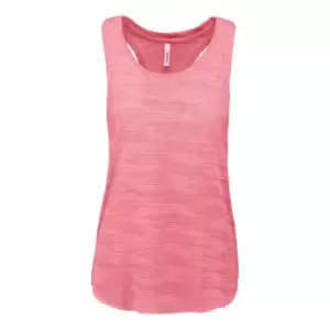Image of Proact Womens/Ladies Sports Slub Tank Top (S) (Fluorescent Pink)
