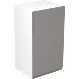 Image of Kitchen Kit Flatpack J-Pull Kitchen Cabinet Wall Unit Ultra Matt 400mm in Dust Grey MFC