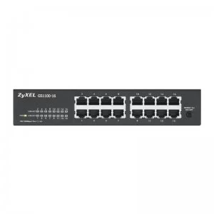 Image of Zyxel GS1100-16 16 port Gigabit Unmanaged Switch