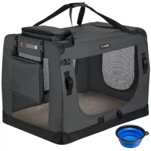 Image of Dog Carrier Fabric Anthracite XL 82x56x58cm