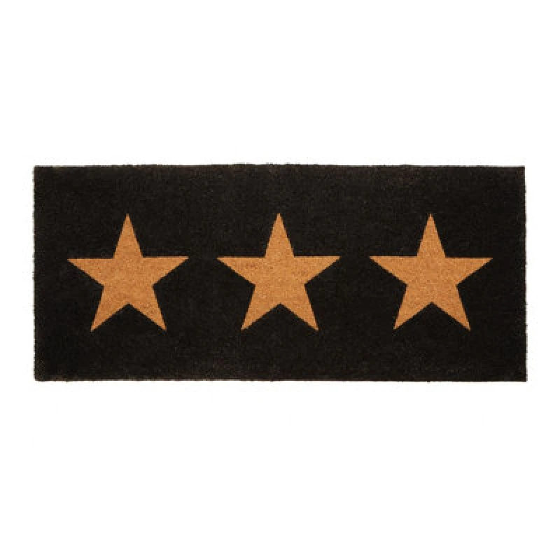 Image of Premier Housewares Three Natural Stars Extra Large Doormat Natural