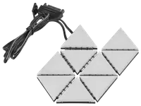 Image of Corsair iCUE LC100 Case Accent Lighting Panels - Mini Triangle - 9x Tile Expansion Kit