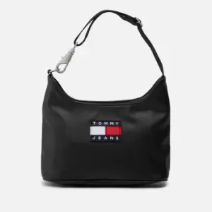 Image of Tommy Jeans Womens Heritage Shoulder Bag - Black