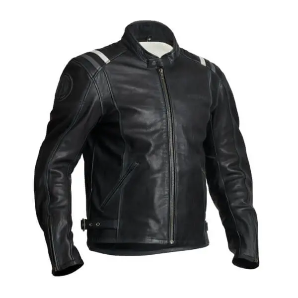 Image of Halvarssons Skalltorp Leather Jacket Black Size 60
