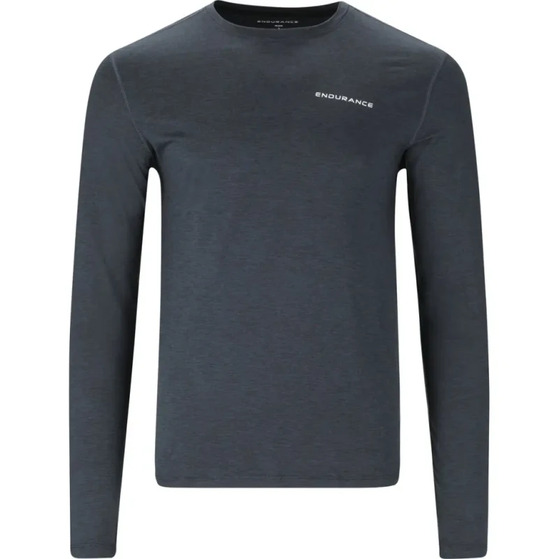 Image of Endurance Long Sleeve T-Shirt Endurance Abdon Noir Male XL E243402-1111