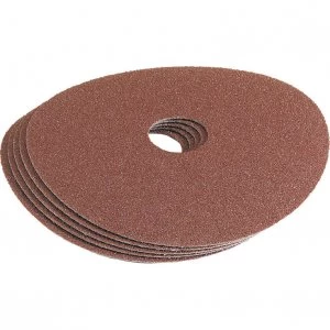 Image of Draper 115mm Aluminium Oxide Sanding Discs 115mm 80g Pack of 5